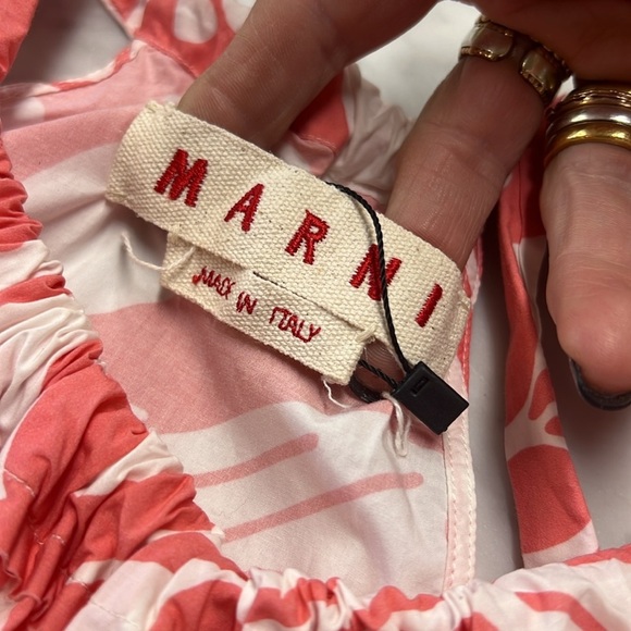 MARNI NWOT Light Coral Sheath like Sleeveless Dress Size 40/4 - Picture 9 of 11